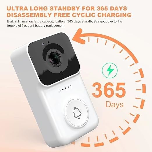 IP65 Wifi deurbelcamera met twee-weg audio voordeur beveiligingscamera