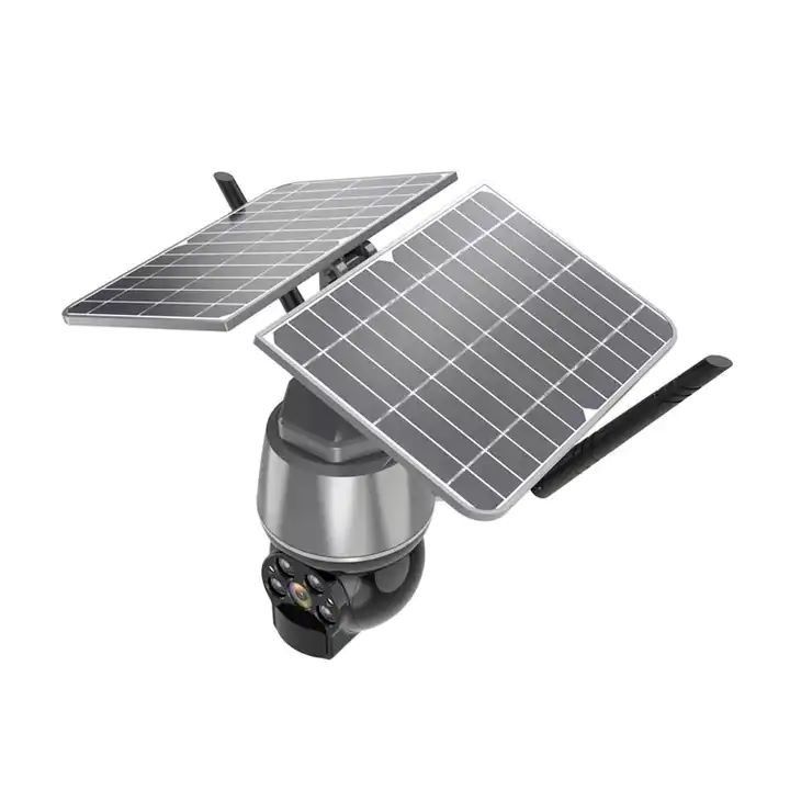 Smart 1080P 4G Intelligent Solar Energy Alert PTZ Camera Ondersteuning Tweeweg Audio