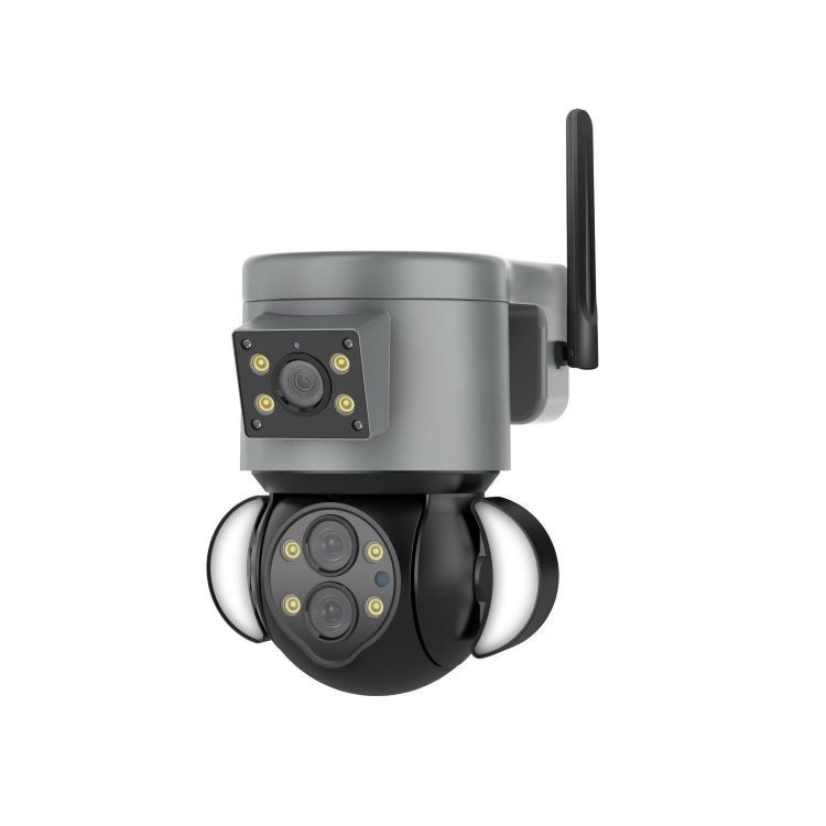 Full Color IP65 Wireless CCTV Camera PTZ Intelligente beveiligingscamera Bewegingsbewaking