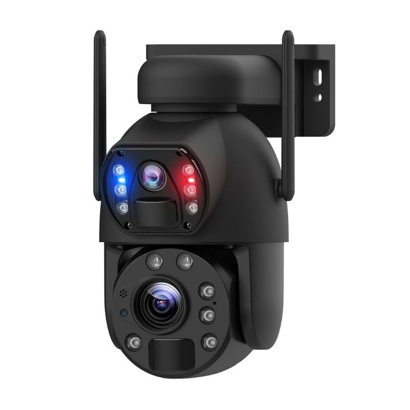Weerbestendige 10X Zoom Zonnebatterij Alert Camera Zwart