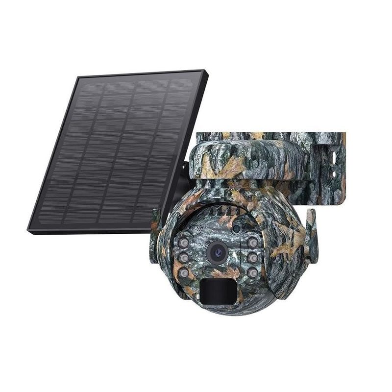 Camouflage Mini 4G Sim Card Zonnecamera HD Full Color Buiten Zonnecamera